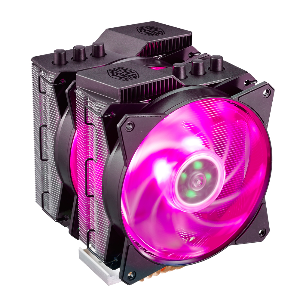 RGBファン標準搭載ミドルタワーPCケース「MasterBox K500」、RGB